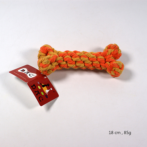 ペット クリーニング チュー ロープ おもちゃ ダブル カラー ボーン ロープ