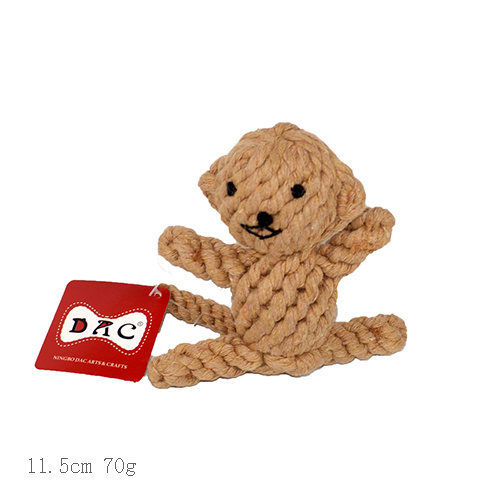 犬の編みこみロープかみ耐久性のあるインタラクティブな綿のおもちゃ